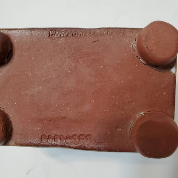 Earthworks Barbados Red Clay Ceramic Pottery Succulent Planter, Bonsai Plant Pot - Picture 9 of 11